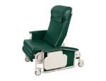 Hunter Green, Steel Casters, Drop Arm Bariatric Care Cliner