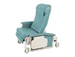Ice Blue NC, Drop Arm Bariatric Care Cliner