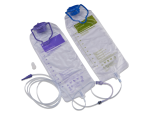 1000 mL Feed Set with 1000 mL Flush Set without Transitional Connector