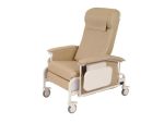 Lark, Vinyl Drop Arm Care Cliner with Nylon Casters