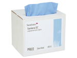 12 x 16.5 Inch - Creped, Blue, Interfolded in Dispenser Case