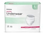 Size large incontinence underwear