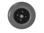 8 Inch Front Caster with Bearings for Shuttle Extra-Wide Wheelchair