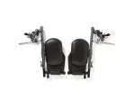 K-Chair Elevating Leg Rest with Vinyl Calf Pad, Pair