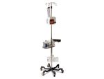 iv pole with black base detail image