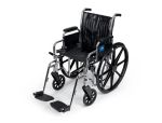 20 W x 16 Inch Seat with Removable Full-Length Arms and Detachable Swing-Away Footrests