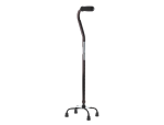 Medline MDS86222W Quad Cane Black