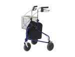 blue rollator side detail view