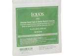 Medline Equos Silicone Faced Foam & Border Sacrum Dressing, 9 x 9 Inch