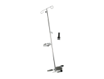 Medline MDS85190 Universal Oxygen Tank Holder with IV Pole for Wheelchairs