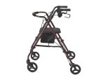 Medline Freedom Ultralight Rollator, Burgundy - MDS86825SLR