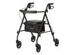 Medline Freedom Lightweight Folding Rollator Black - MDS86825SLBLK	