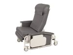 Meteor, SilverTex Drop Arm Bariatric Care Cliner with Nylon Casters