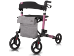 Pink rollator