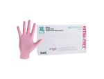 Ansell Micro-Touch NITRAFREE Pink Examination Gloves, X-Large