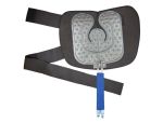 Targeted Coverage Shoulder Pad with Compression Wrap, 10.5 x 11.5 Inch, 2 Elastic Belts with Velcro