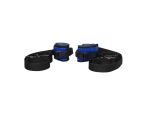 Cuffs with quick-release buckle plus anchoring via quick-release buckle: Double Strap, Regular/Blue
