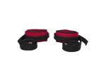 Non-Locking Twice-As-Tough D-Ring Cuffs: Large/Red