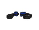 Cuffs with quick-release buckle plus anchoring via quick-release buckle: Single Strap, Large/Red