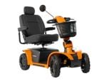 Orange scooter