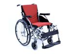 silver and orange wheelchair