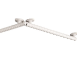 SG760W - White Corner Grab Bar