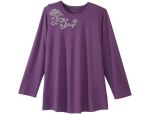 Silverts Embellished Long-Sleeve Top 196_EGG_2XL 