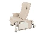 Taupe, Steel Casters, Drop Arm Bariatric Care Cliner