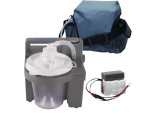 DeVilbiss 7305P-D Vacu-Aide Homecare Suction Machine Aspirator w/ Rechargeable Battery