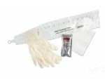 16 French Vinyl Straight Tip with PVI Swabs, Latex-Free Gloves, and Underpad