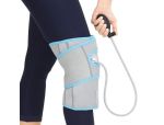 knee wrap with pump in use