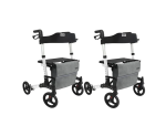 2 white rollators