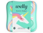 Welly Bravery Badges - unicorn print