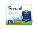Nu Fit Daily Underwear XLarge package of 20