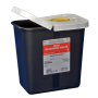 2 Gallon Black SharpSafety Waste Container with Snap Cap 8602RC
