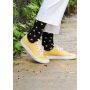 Closeup of daisies socks
