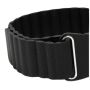 Black Vegan Leather Comfort Band  - Fastened