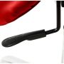 Adjusting handle on red seat