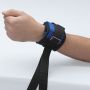 Wrist with Non-Locking Twice-As-Tough Cuffs (D-Ring Closure) applied.