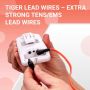 PMT Premium Orange Tiger Universal TENS Lead Wires