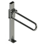 PT Rail Floor Mast Stainless Steel