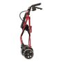 Foldable Zoom 24 Rollator in Metallic Red