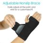 Someone adjusting the lower strap of the Vive Wrist Splint.