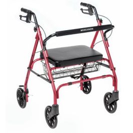 Drive Bariatric 4 Wheel Rollator, Red - 10215RD-1 | Vitality Medical