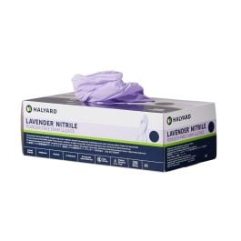 Kimberly Clark Halyard Lavender Nitrile Exam Gloves, Textured