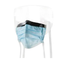 McKesson Fluid Resistant Surgical Mask w/Eye Shield | Vitality Medical