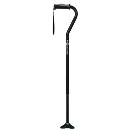 Hugo Cane Hugo Ergonomic Offset Handle Cane with QuadPod Tip - Several Colors
