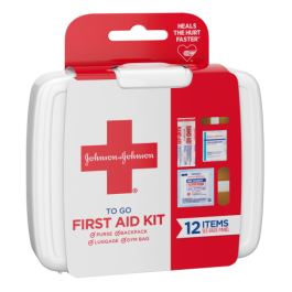 Johnson & Johnson First Aid To Go! Portable Mini Travel Kit