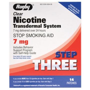 Sunmark Clear Nicotine Transdermal Stop Smoking Patch