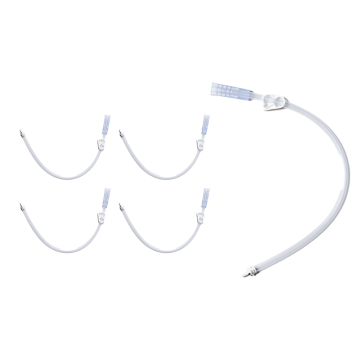 12 Inch Length, Bolus Feed, Catheter Tip, SECUR-LOK Straight Connector w/ Clamp (For MIC-KEY Low Profile Gastrostomy Tubes)